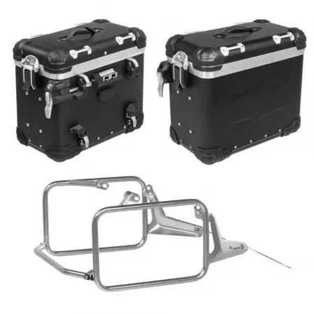 투라텍 ZEGA Evo And-Black 38L/38L BMW R1300GS 사이드 케이스 세트 4142547254