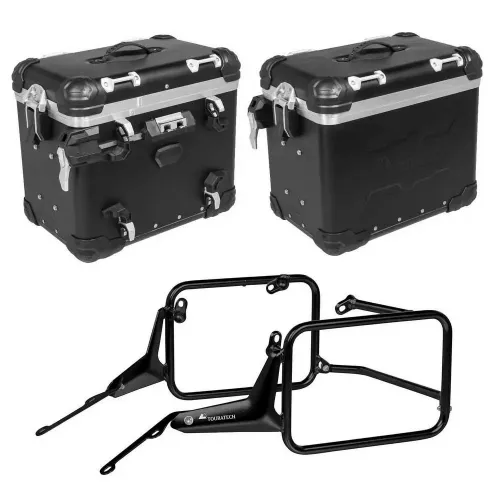 투라텍 ZEGA Evo And-Black 45L/45L BMW R1300GS 사이드 케이스 세트 4142547256