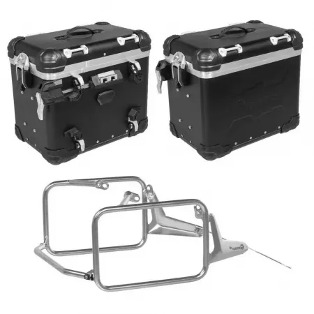 투라텍 ZEGA Evo And-Black 45L/45L BMW R1300GS 사이드 케이스 세트 4142547257