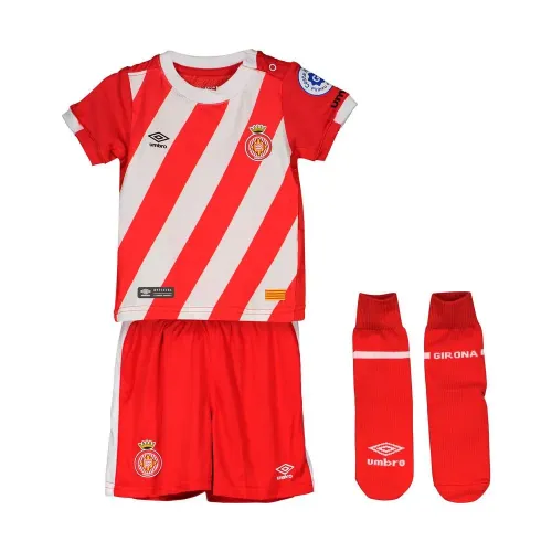 엄브로 Girona FC 18/19 Home 주니어 세트 5136907785