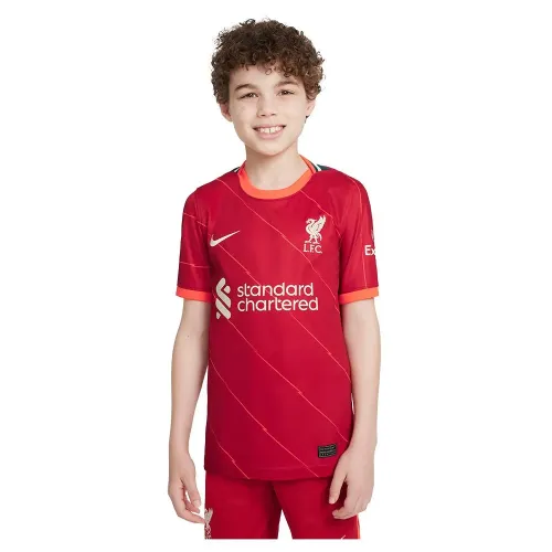 나이키 FC Liverpool 21/22 Stadium 홈 주니어 반팔 티셔츠 5138029544