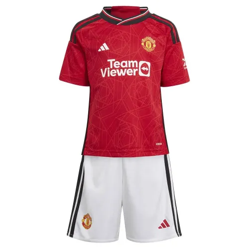 아디다스 Manchester United 23/24 Home 주니어 세트 5139927643