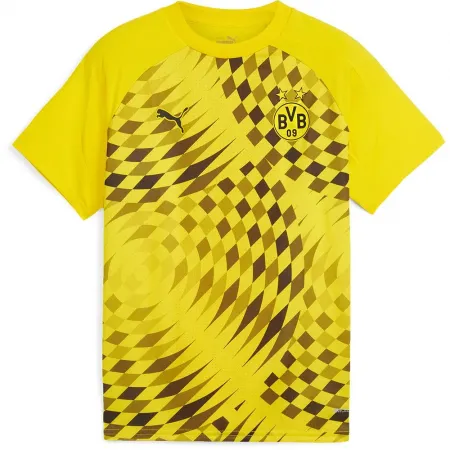 푸마 BVB Borussia Dortmund 23/24 프리매치 주니어 반팔 티셔츠 5140130674