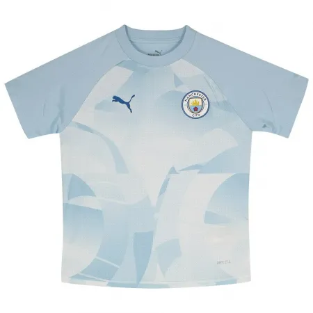 푸마 Manchester City FC 23/24 프리매치 주니어 반팔 티셔츠 5140131417