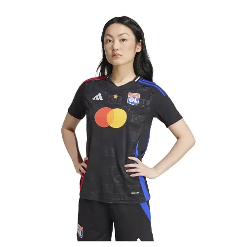 아디다스 Olympique Lyon 24/25 Away 여성 반팔 티셔츠 5141050456