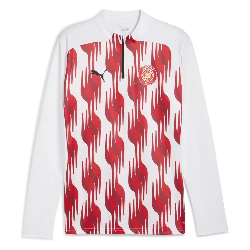 푸마 Girona FC 프리매치 풀지퍼 스웨트셔츠 5141070936