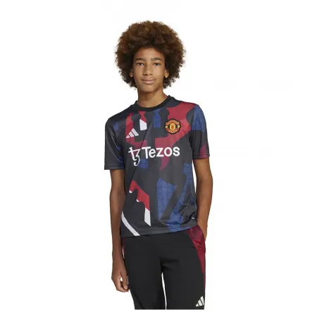 아디다스 Manchester United 24/25 프리매치 주니어 반팔 티셔츠 5141585451