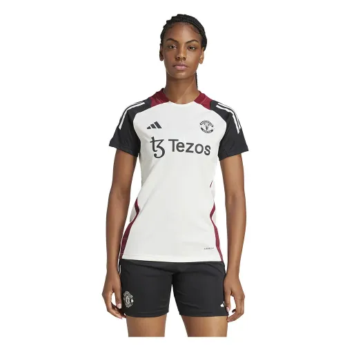 아디다스 Manchester United 24/25 Tiro 훈련 여성 반팔 티셔츠 5141585452