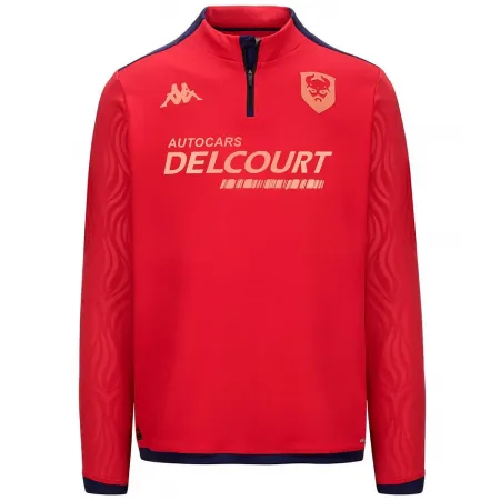 카파 SM Caen 24/25 Ablas Pro 8 훈련 주니어 하프 지퍼 스웨트셔츠 5141653923