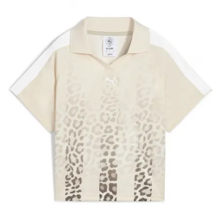 푸마 T7 leo Luxe Relaxed Fit 반팔 티셔츠 5141990205