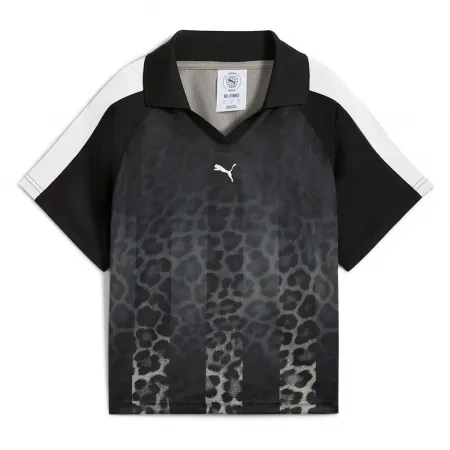 푸마 T7 leo Luxe Relaxed Fit 반팔 티셔츠 5141990207