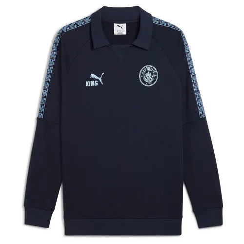 푸마 Manchester City FC King Anthem 긴팔 티셔츠 5142041235
