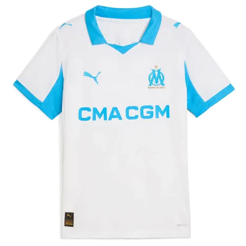 푸마 Olympique Marseille 24/25 Replica 홈 주니어 반팔 티셔츠 5142041251