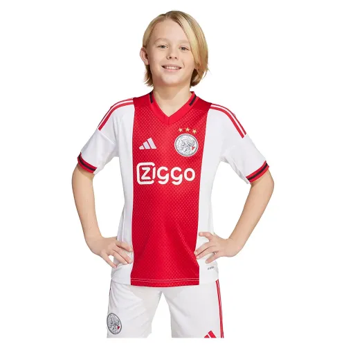 아디다스 Ajax Amsterdam 25/26 홈 주니어 반팔 티셔츠 5142062956