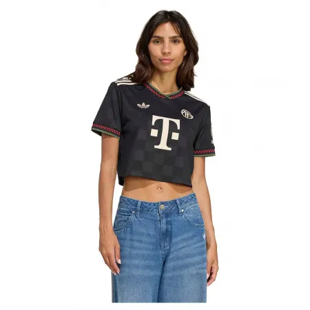 아디다스 FC Bayern 25/26 Cropped Third 여성 반팔 티셔츠 5142117256
