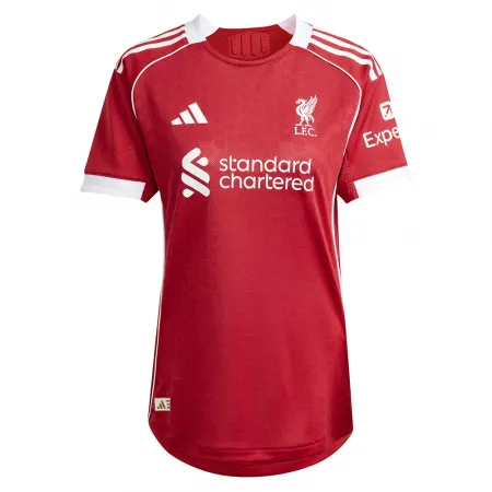 아디다스 Liverpool FC 25/26 Authentic 홈 여성 반팔 티셔츠 5142117387