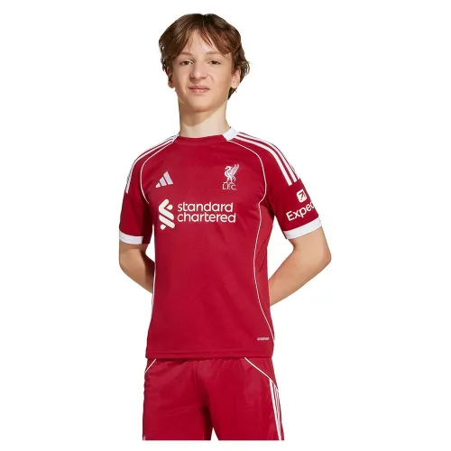아디다스 Liverpool FC 25/26 홈 주니어 반팔 티셔츠 5142117505