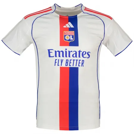 아디다스 Olympique De Lyon 25/26 홈 여성 반팔 티셔츠 5142117659