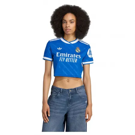 아디다스 레알마드리드 25/26 Cropped Third 여성 반팔 티셔츠 5142117749