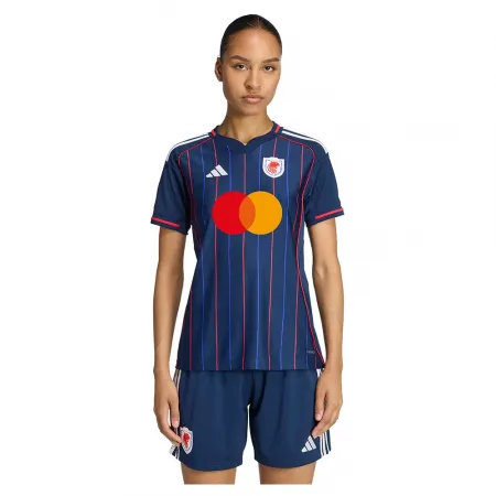 아디다스 Olympique De Lyon 25/26 Women´s Team 어웨이 여성 반팔 티셔츠 5142117788