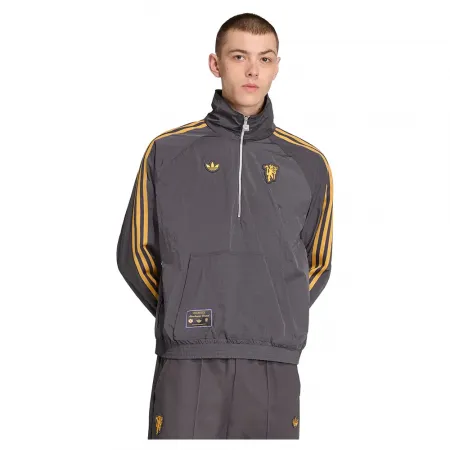 아디다스 Manchester United Terrace Icons 하프 지퍼 스웨트셔츠 5142157269