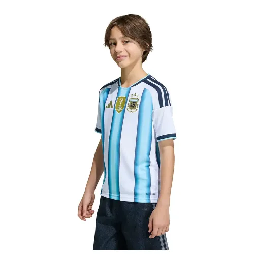 아디다스 Argentina 26/27 메시 Replica 홈 주니어 반팔 티셔츠 5142649370