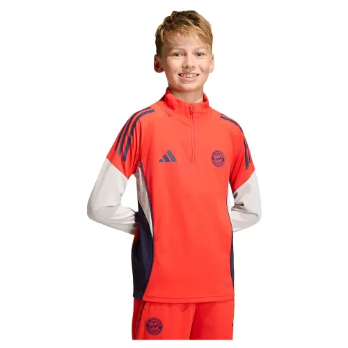 아디다스 FC Bayern 무니치 25/26 Tiro Competition 훈련 주니어 하프 지퍼 스웨트셔츠 5142681157
