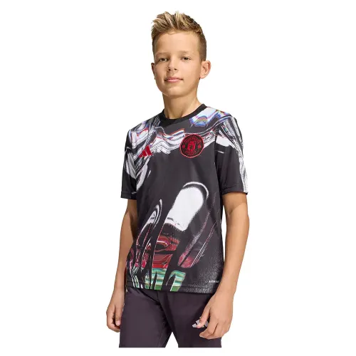 아디다스 Manchester United 25/26 프리매치 주니어 반팔 티셔츠 5142681570