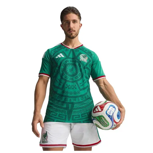 아디다스 Mexico 26/27 Authentic 홈 반팔 티셔츠 5142681741