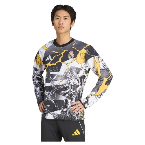 아디다스 레알마드리드 25/26 Avengers Warm 프리매치 스웨트셔츠 5142681786