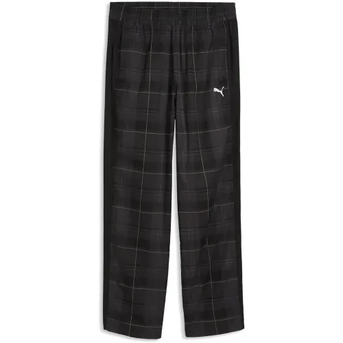 푸마 T7 Relaxed Tartan 우븐 Op 운동복 바지 5143158404