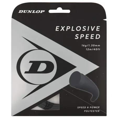 던롭 Explosive Speed Polyester 12 m 테니스 거트 6137959893