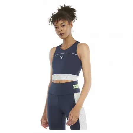 푸마 Run High Shine Crop 나시 티셔츠 6138053012