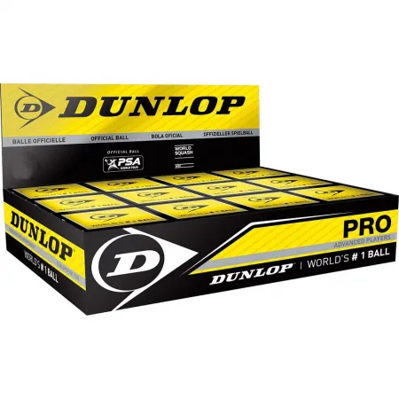 던롭 Pro 스쿼시 볼 상자 12 팩 6138443998