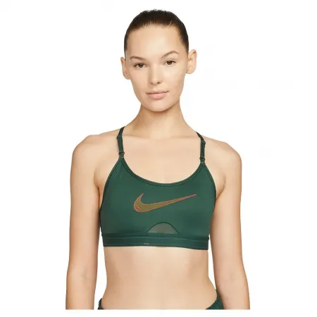 나이키 Dri Fit Indy Padded Graphic 스포츠 브라 로우 임팩트 6138568934