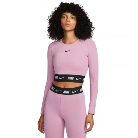 나이키 Crop Tape long-sleeve 스포츠 탑 6141126221