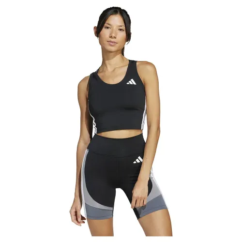 아디다스 Train Essentials 3 Stripes Crop 나시 티셔츠 6141516971