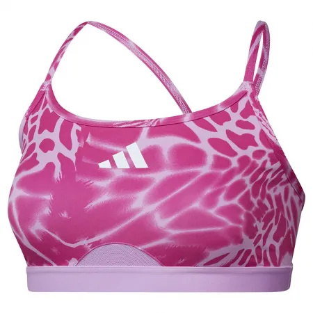 아디다스 Aeroreact 3 Stripes 스포츠 브라 로우 임팩트 6141585142