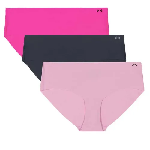 언더아머 Pure Stretch No Show Hip 팬티 3 팩 6141636248
