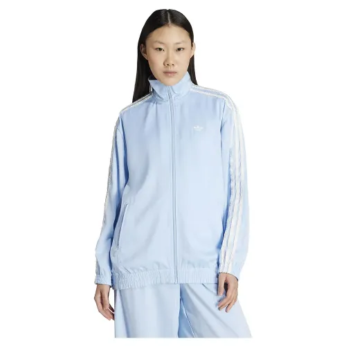 아디다스 Satin Firebird Ruffle 3 Stripes 트랙 자켓 6142096889