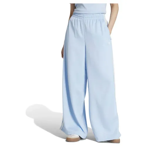 아디다스 Satin Wide Leg Ruffle 3 Stripes 운동복 바지 6142096896