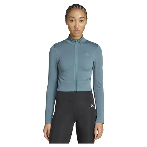 아디다스 Workout Essentials Knit 풀지퍼 스웨트셔츠 6142118317
