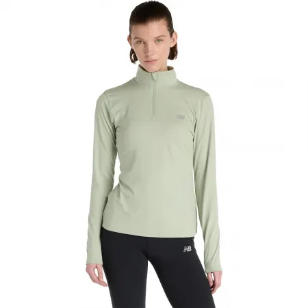 뉴발란스 Sport Essentials Space Dye 하프 지퍼 긴팔 티셔츠 6142225561
