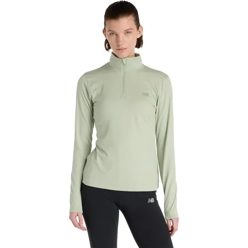 뉴발란스 Sport Essentials Space Dye 하프 지퍼 긴팔 티셔츠 6142225561