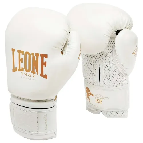 LEONE1947 Black&Gold 인조 가죽 복싱 장갑 6142547350