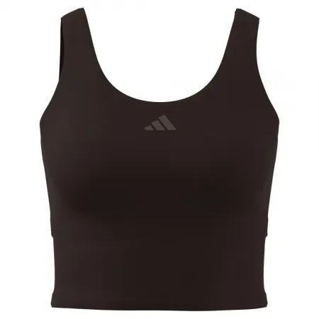 아디다스 3 Stripes Studio All Me 스포츠 탑 중간 지지력 6142665862