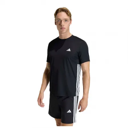 아디다스 Workout Essentials Base 3 Stripes 반팔 티셔츠 6142667432