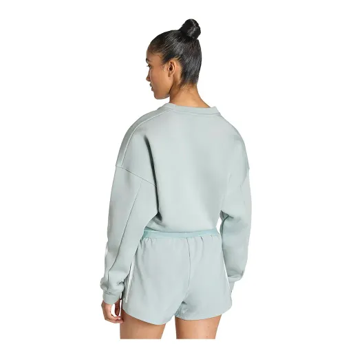 아디다스 Hyperglam 3 Stripes Cropped Crewneck 스웨트셔츠 6142681376