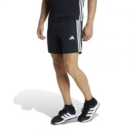 아디다스 Workout Essentials Base 3 Stripes 우븐 7in 반바지 6142697171