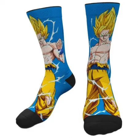 WABIKS Goku saiyan 크루 양말 6142722316